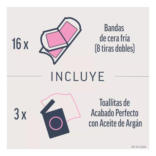 Veet Expert Bandas de Cera Depilatoria Facial Piel Normal 16uds Veet Expert Bandas de Cera Depilatoria Facial Piel Normal 16uds