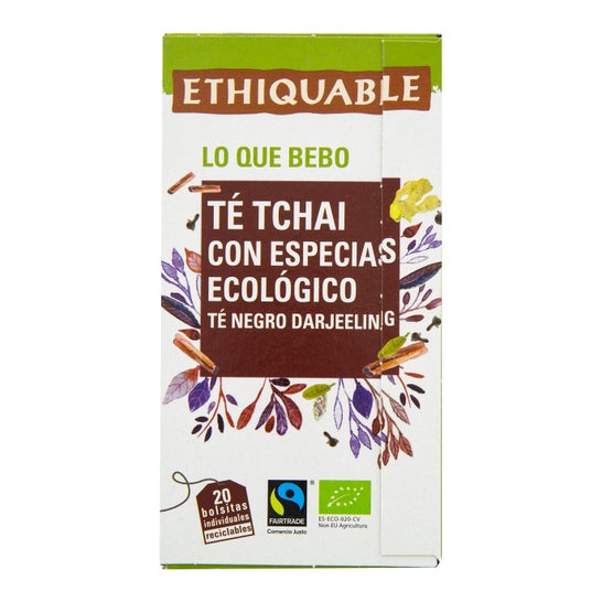 Ethiquable Té Tchai con Especias Eco 20 uds