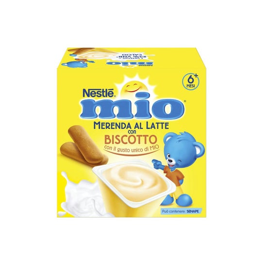 Nestlé Mio Merenda Latte Biscotti 4x100g
