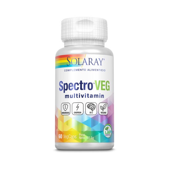 Solaray spettro multivitaminico 60 capsule. verdure