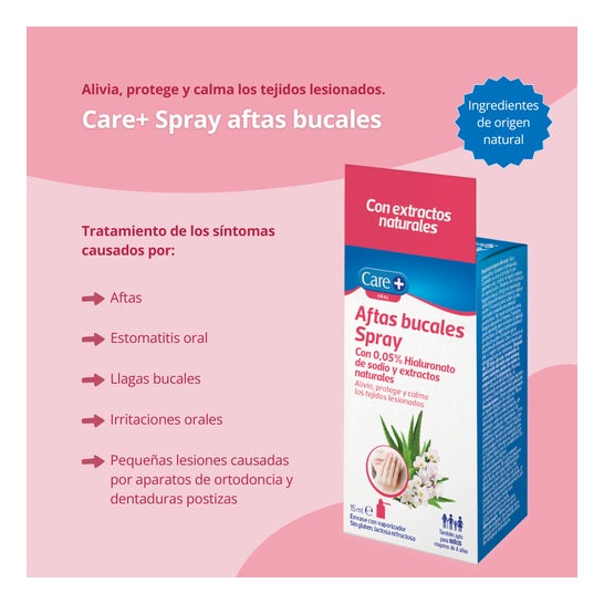 Care+ Aftas Bucales Spray 15 ml