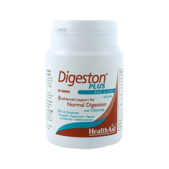 Health Aid Digeston Plus Con Prebióticos 30 Comp.