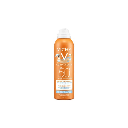 Vichy Idéal Soleil nebbia solare antisabbia per bambini SPF50+ 200ml