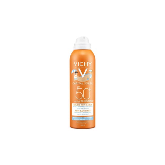 Vichy Idéal Soleil Anti-zand zonne-nevel voor kinderen SPF50 + 200ml