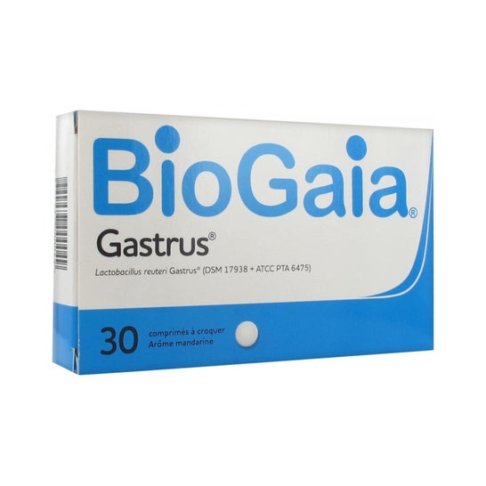 BioGaia® Gastrus Comprimidos Masticables Mandarina 30comp