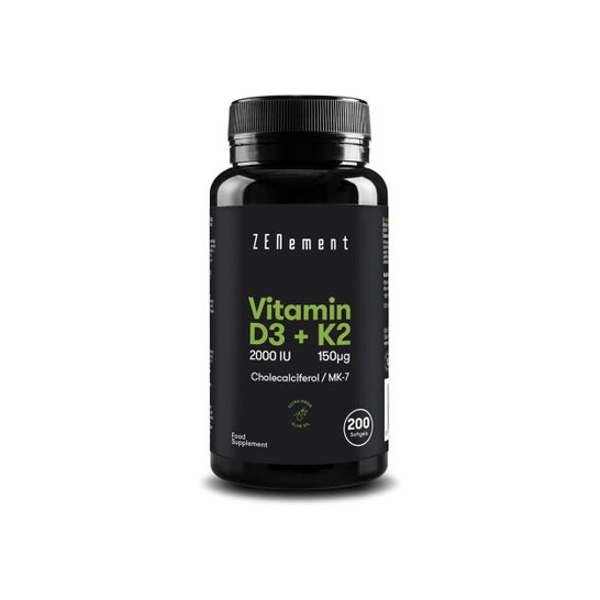 Zenement Vitamina D3 + K2 200caps