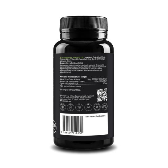 Zenement Vitamina D3 + K2 200 caps