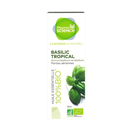 Pharmascience Olio essenziale di basilico tropicale organico 5ml
