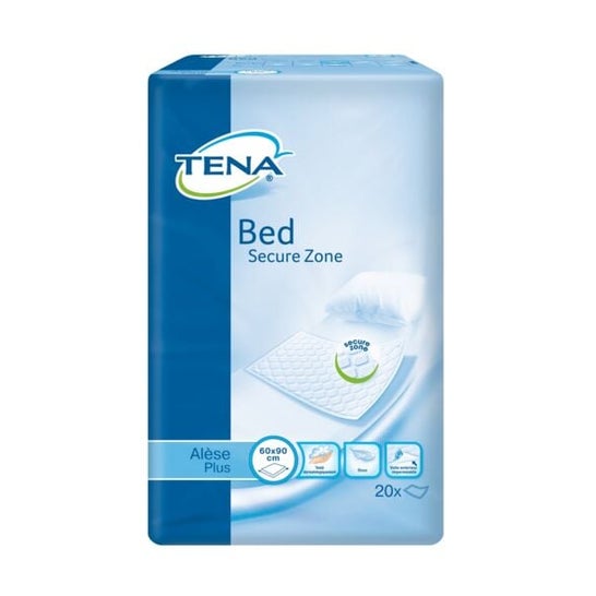 Tena Bed Plus Secure Zone Cubre Camas 60x90cm 20uds
