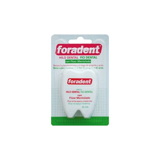 Foradent seda interdental con flúor 50 m