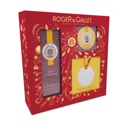 Roger&Gallet Bois d' Orange Agua de Perfume 100ml+Jabón 100g + plato cerámico
