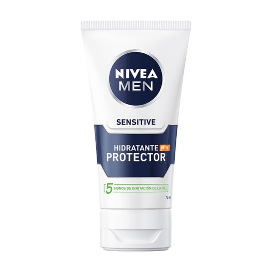 Nivea Men Sensitive Protector Hidratante 0% Alcohol Spf15 75 ml
