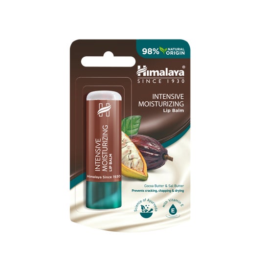 Himalaya Herbals hydraterende lippenbalsem cacaoboter 4,5 g