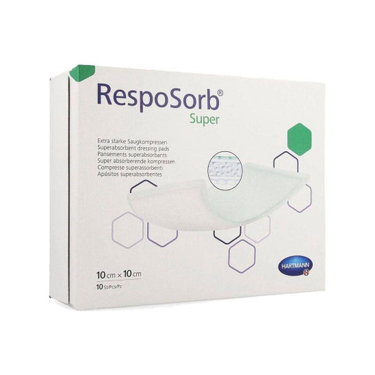 Resposorb Super Apósito Super Absorbente 10x10cm 10uds