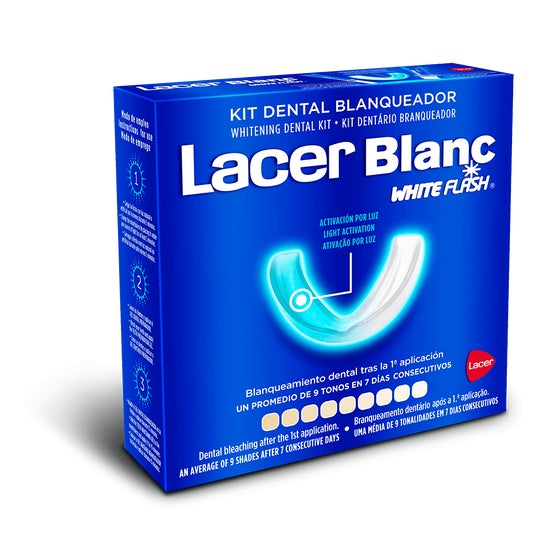 Kit sbiancamento denti Lacer Blanc Bianco Flash