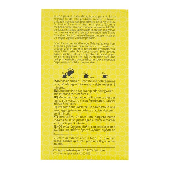 Artemis Manzanilla 20 Filtros Bio