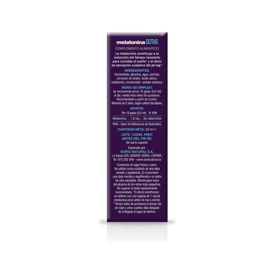 Soria Natural Melatonina 50ml