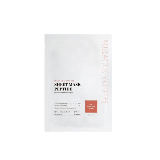 Village 11 Factory Miracle Youth Sheet Mask Peptide 23g