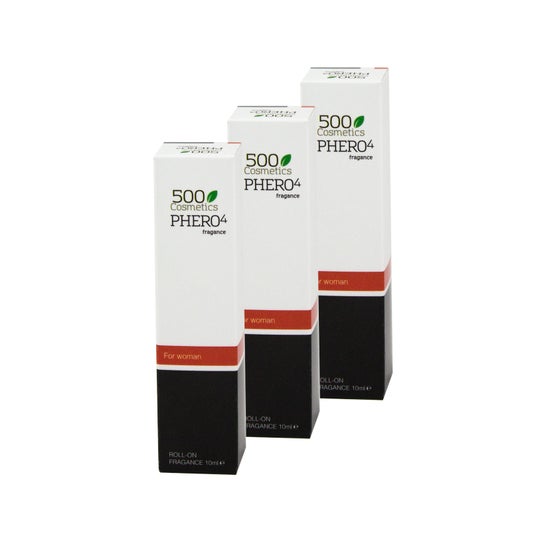 500Cosmetics Phero 4 Woman Pheromone Parfume 3X10ml