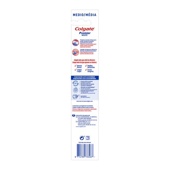 Colgate Cepillo Medio Premier White 1 ud