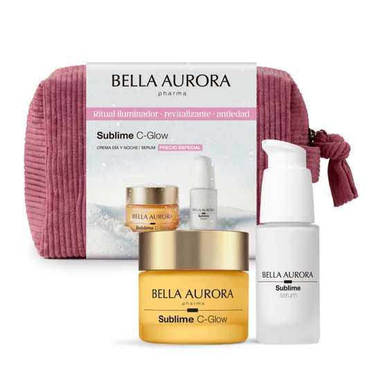 Bella Aurora Zestaw Sublime C-Glow Krem 50 ml + Serum Potrójny Efekt 30 ml
