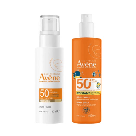 Avène Pack Expert Antiedad SPF50 40ml + Spray Familia SPF50+ 400ml