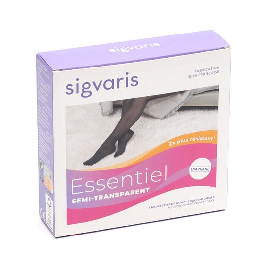 Sigvaris 2 Essential Socke Natural LM- 1 Paar