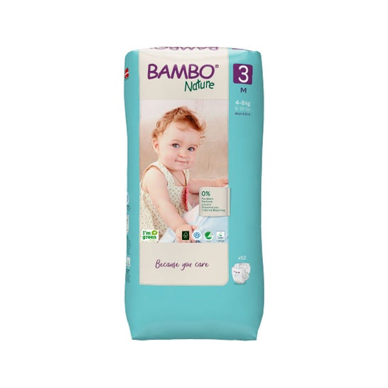 Bambo Nature Pañal Talla 3 M 52uds