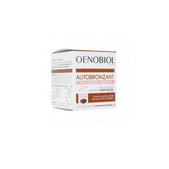 Oenobiol Autobronzant Peau CLaire et Sensible 30caps