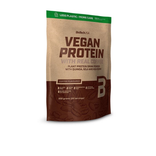 Biotech USA Proteina Vegana Plátano 500g