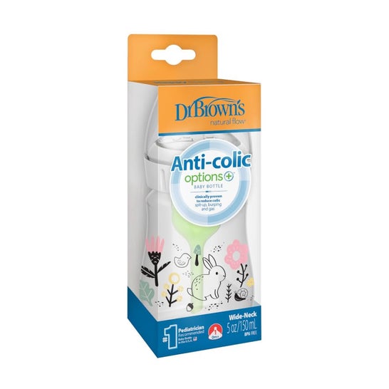 Dr Brown's Biberón Boca Ancha Bosque 150ml Dr Brown's Biberón Boca Ancha Bosque 150ml