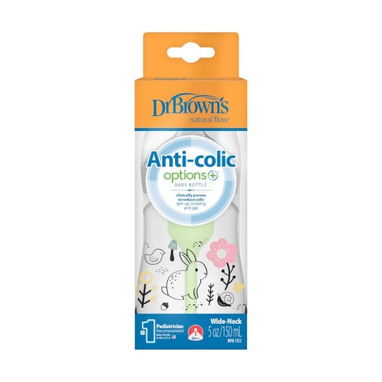 Dr Brown's Biberón Boca Ancha Bosque 150ml Dr Brown's Biberón Boca Ancha Bosque 150ml