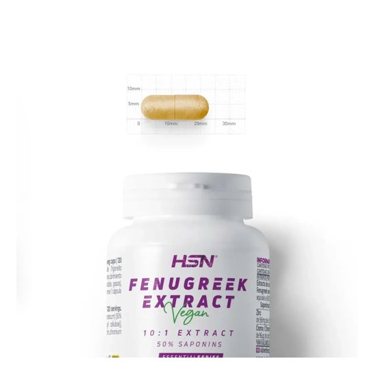 HSN Extracto de Fenogreco 10:1 600mg 120vcaps