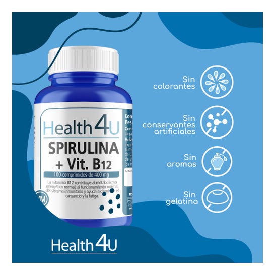 H4 U Spirulina + Vitamina B12 100 comp