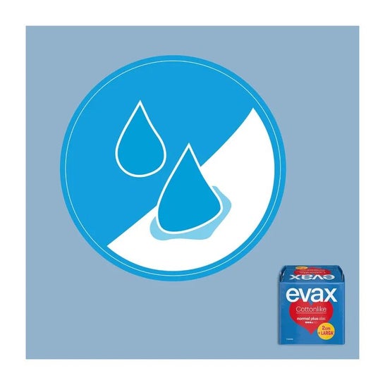 Evax Cottonlike Wings Normal Plus Compression 28 uts. Evax Cottonlike Wings Normal Plus Compression 28 uts.