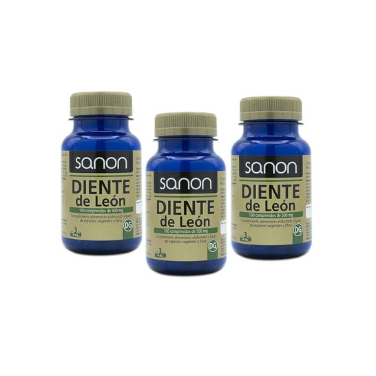 Sanon Pack Diente de León 500mg 3x100comp