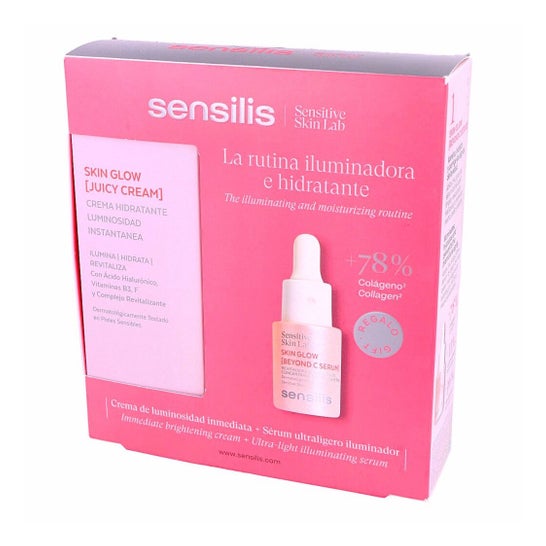 Sensilis Pack Skin Glow Crema 50 ml + Sérum 15 ml