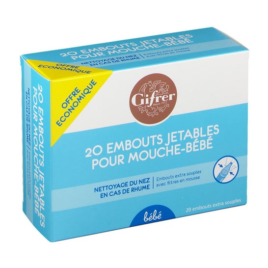 Gifrer Embouts Jetables Pour Mouche-Bb Botes De 20 Embouts
