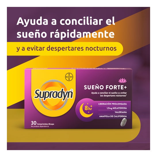 Supradyn Sueño Forte+ Reduce Despertares Nocturnos 30 Comprimidos