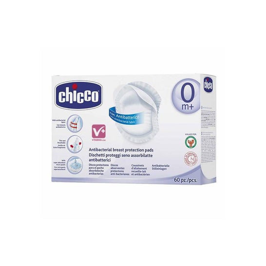 Chicco™ breast-feeding absorbent pads 60 u.