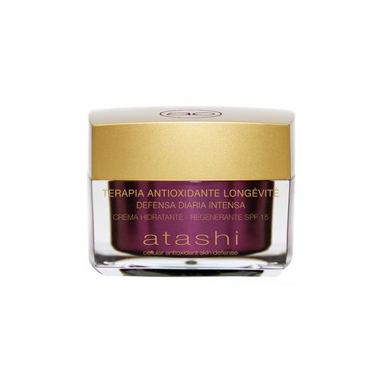 Atashi® Terapia Antioxidante Longévité Crema Hidratante Regenerante SPF15 50ml