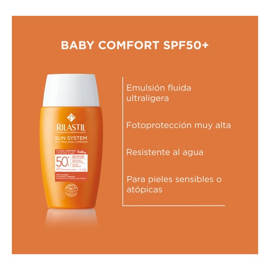 Rilastil Sun System Baby Comfort Fluido Solar Facial SPF50+ 50 ml