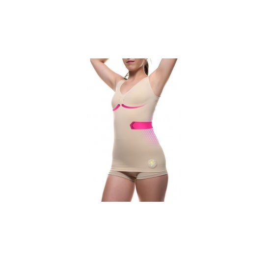 Anaissa Top Up Chest Shape Reducer With Biotech Technology Color Beige Size-L-Beige