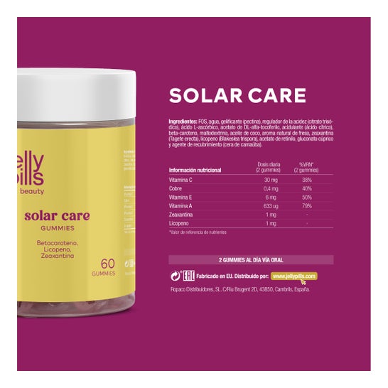Jelly Pills Solar Care Gummies 240g