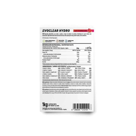 HSN Evoclear Hydro Sandía 1000 g