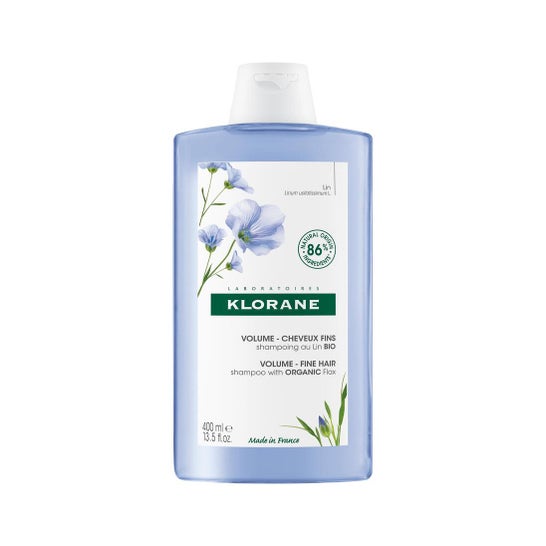 Klorane Shampoo mit Flachsfasern Volumen 400ml