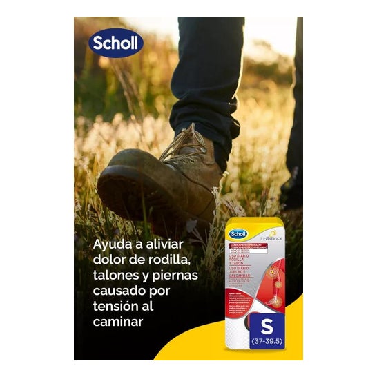 Scholl In-Balance Rodilla y Talón Talla S 1par Scholl In-Balance Rodilla y Talón Talla S 1par