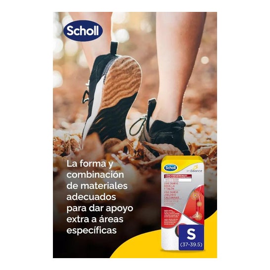 Scholl In-Balance Rodilla y Talón Talla S 1par Scholl In-Balance Rodilla y Talón Talla S 1par