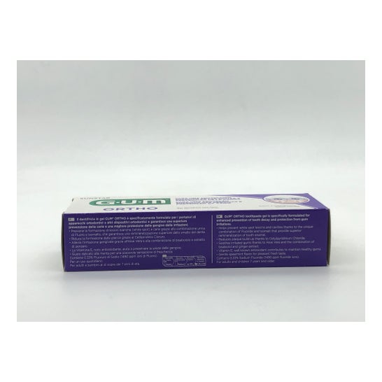 GUM® Ortho dentifricio Gel 75ml