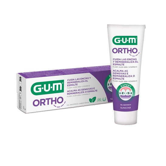 GUM® Ortho dentifricio Gel 75ml